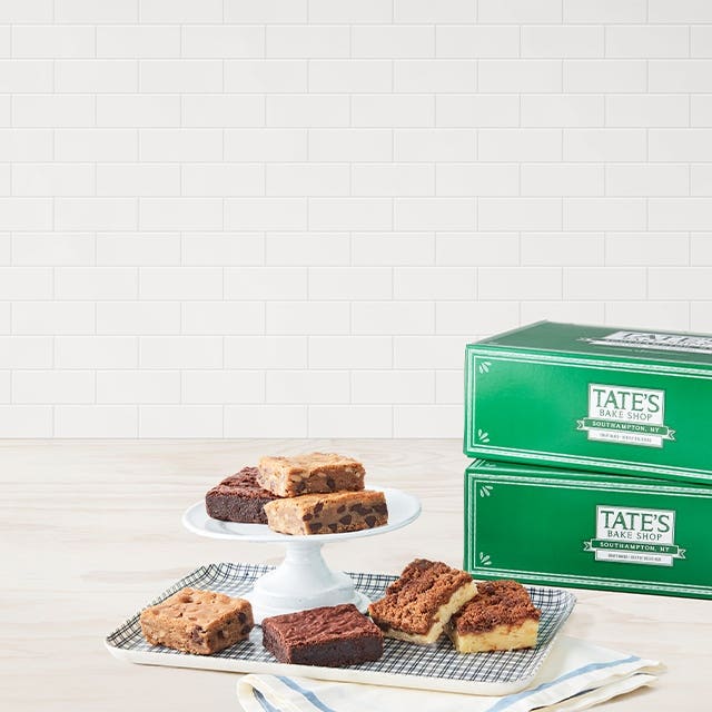 Dessert bars and brownies on a table